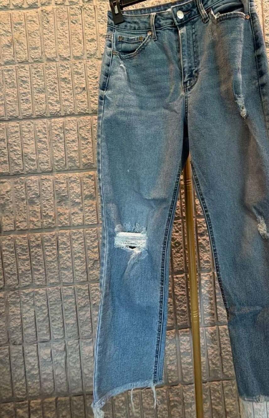 297 And Now This Distressed Raw Hem Denim Jeans Size 27